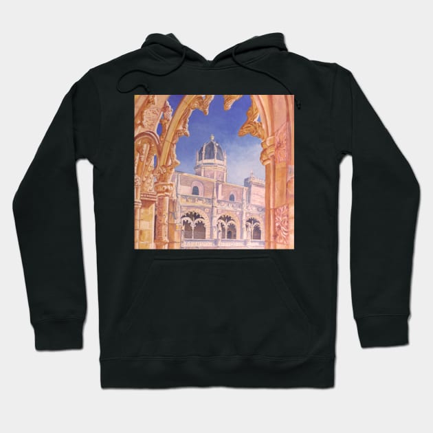 Claustro do Mosteiro dos Jerónimos Hoodie by terezadelpilar